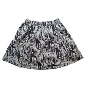 Folter Modcloth Zombie Walking Dead NOTLD Horror Retro A-line Skirt POCKETS XL